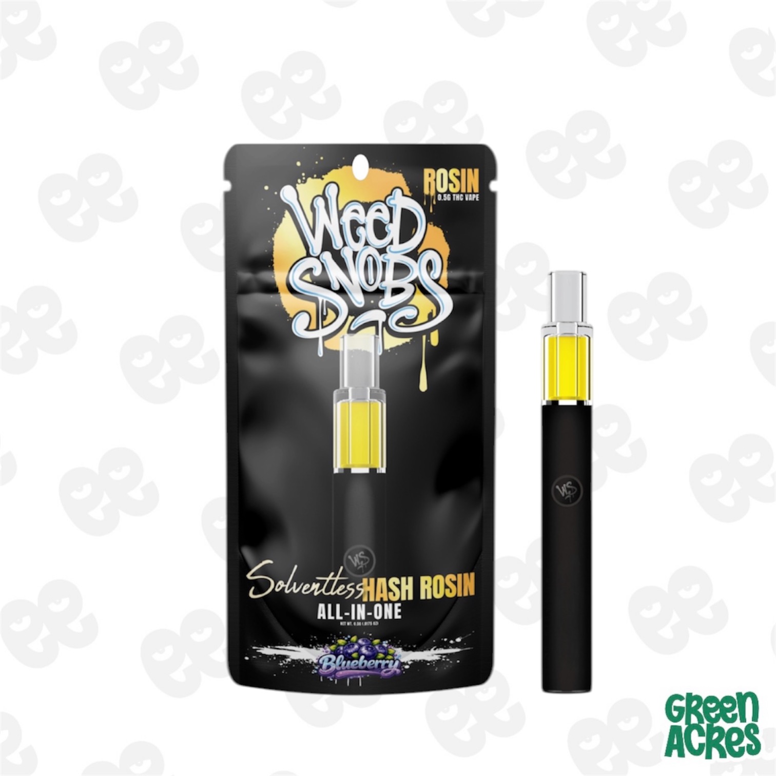 Weed Snobs: Blueberry 0.5G Rosin Vape Disposable