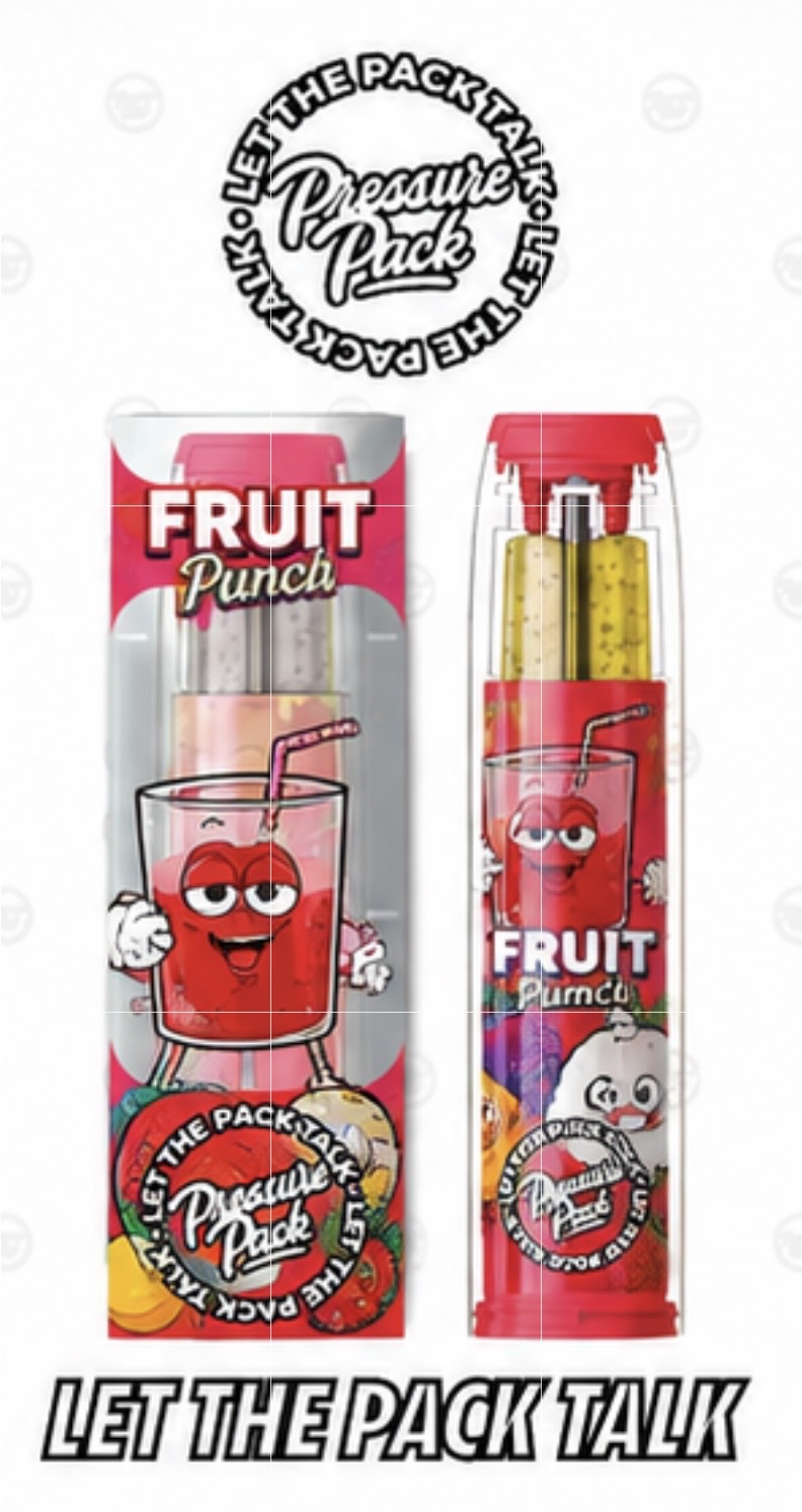 Pressure Pack Disposable Fruit Punch