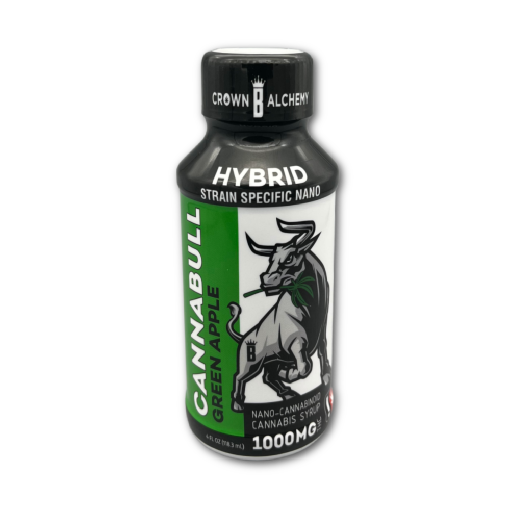 Cannabull | Green Apple Hybrid | Nano-Cannabinoid Syrup | 500mg