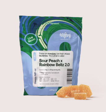 MFNY | Gummies 10 Pack | Sleepy | Sour Peach X Rainbow Beltz 2.0 Live Rosin