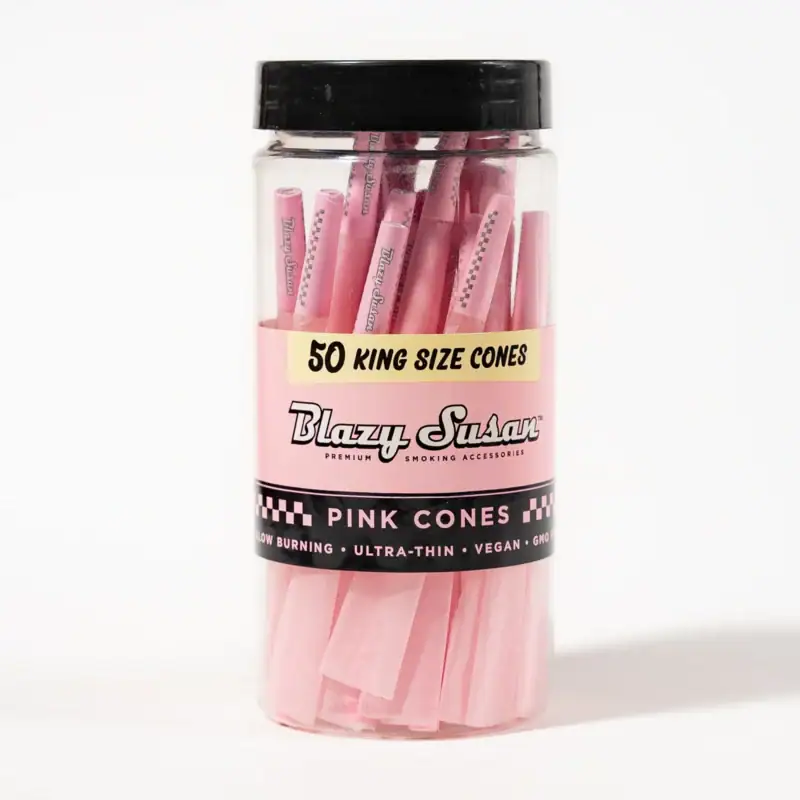 BLAZY SUSAN - PINK CONES - KING SIZE 20CT