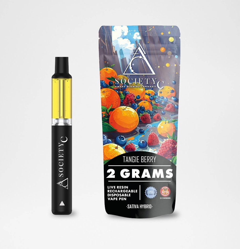 Society C - Live Resin 2G Disposable - Tangie Berry