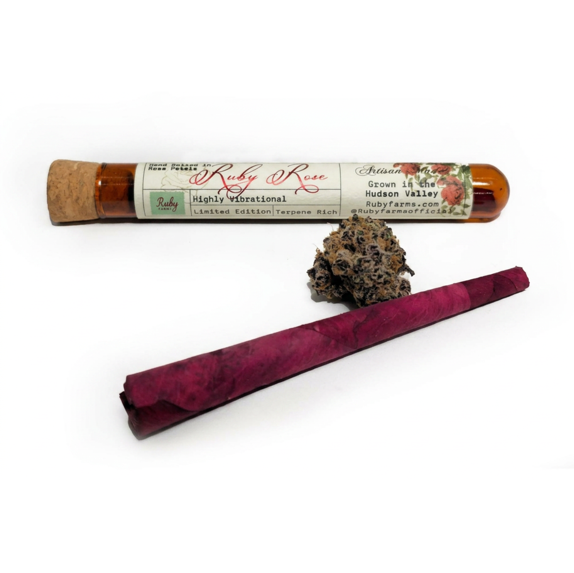 Ruby Farms Ruby Rose Ghost Train Haze #2 Hash Infused Pre-roll