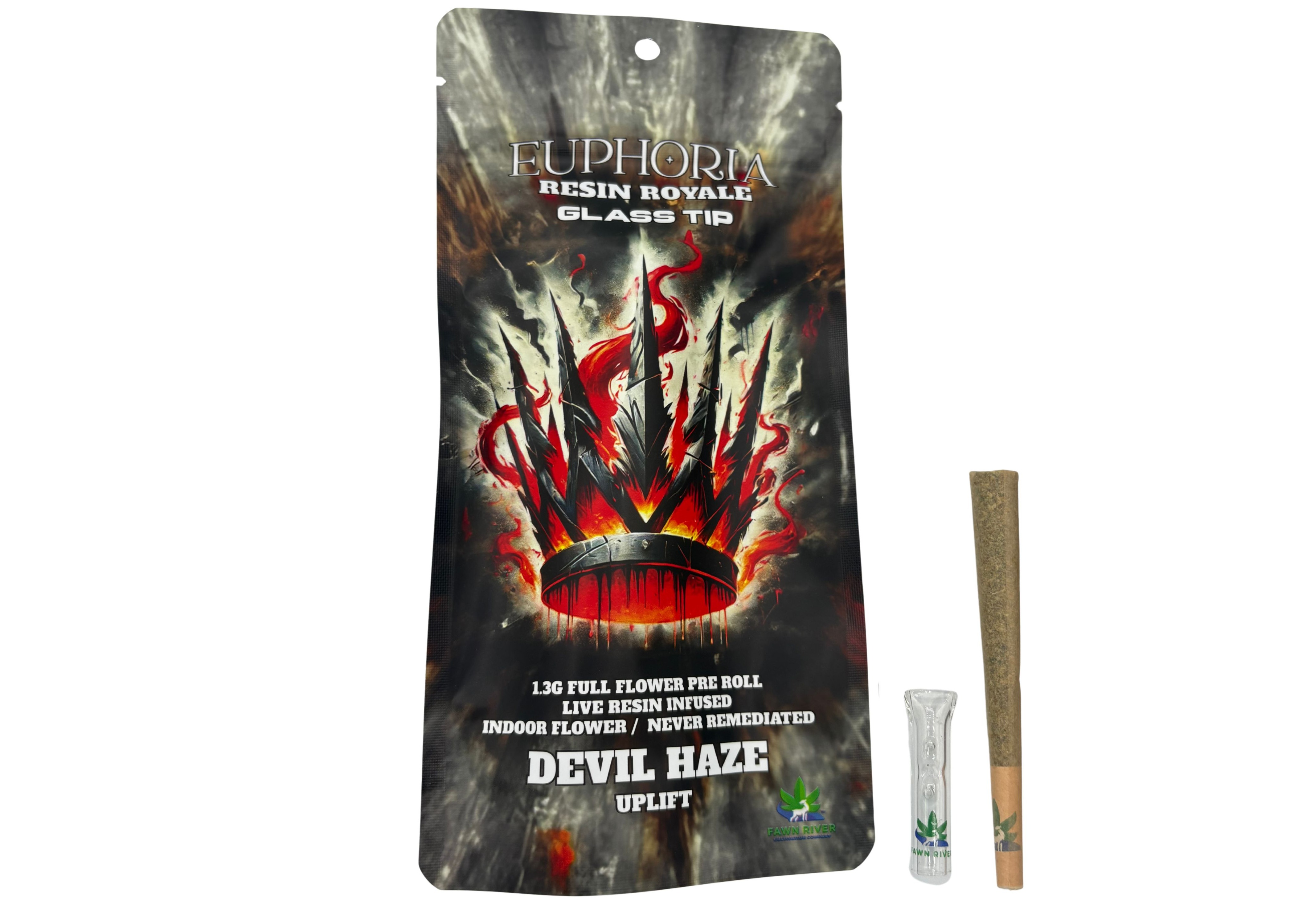 Euphoria Resin Royale | Devil's Haze 1.3g Infused Preroll