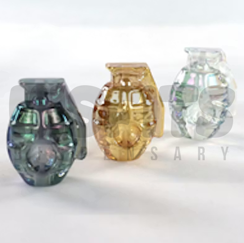 3.5" Iridized Grenade Hand Pipe