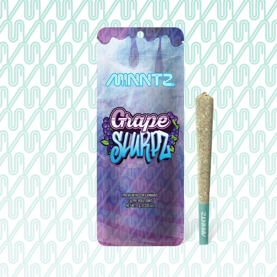 Minntz | 1g Preroll | Grape Slurpz