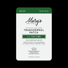 Mary's Medicinal Patch Relief 10mg CBD 10mgTHC