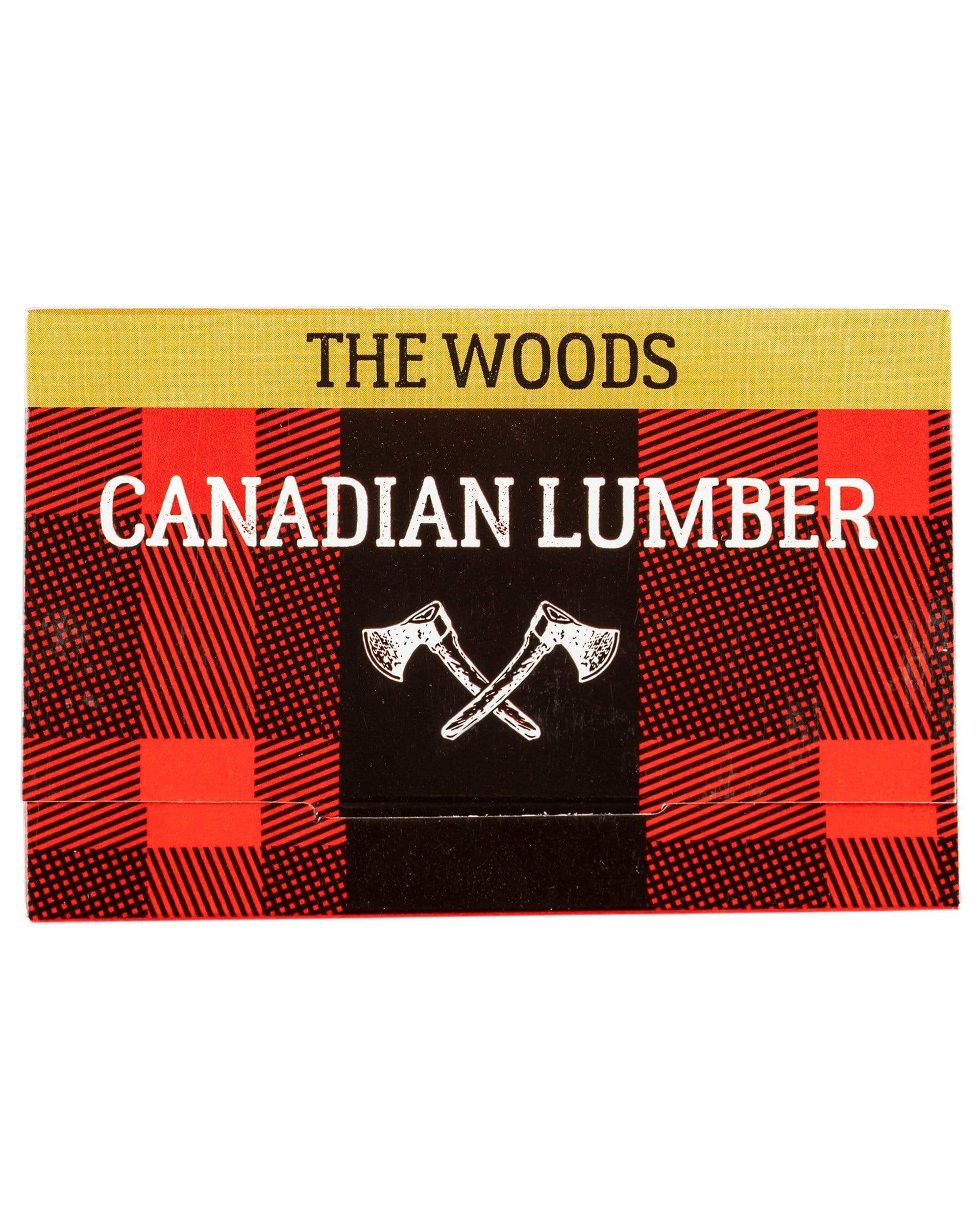 Canadian Lumber Unbleached Rolling Papers With Tips Woods 1 1/4”