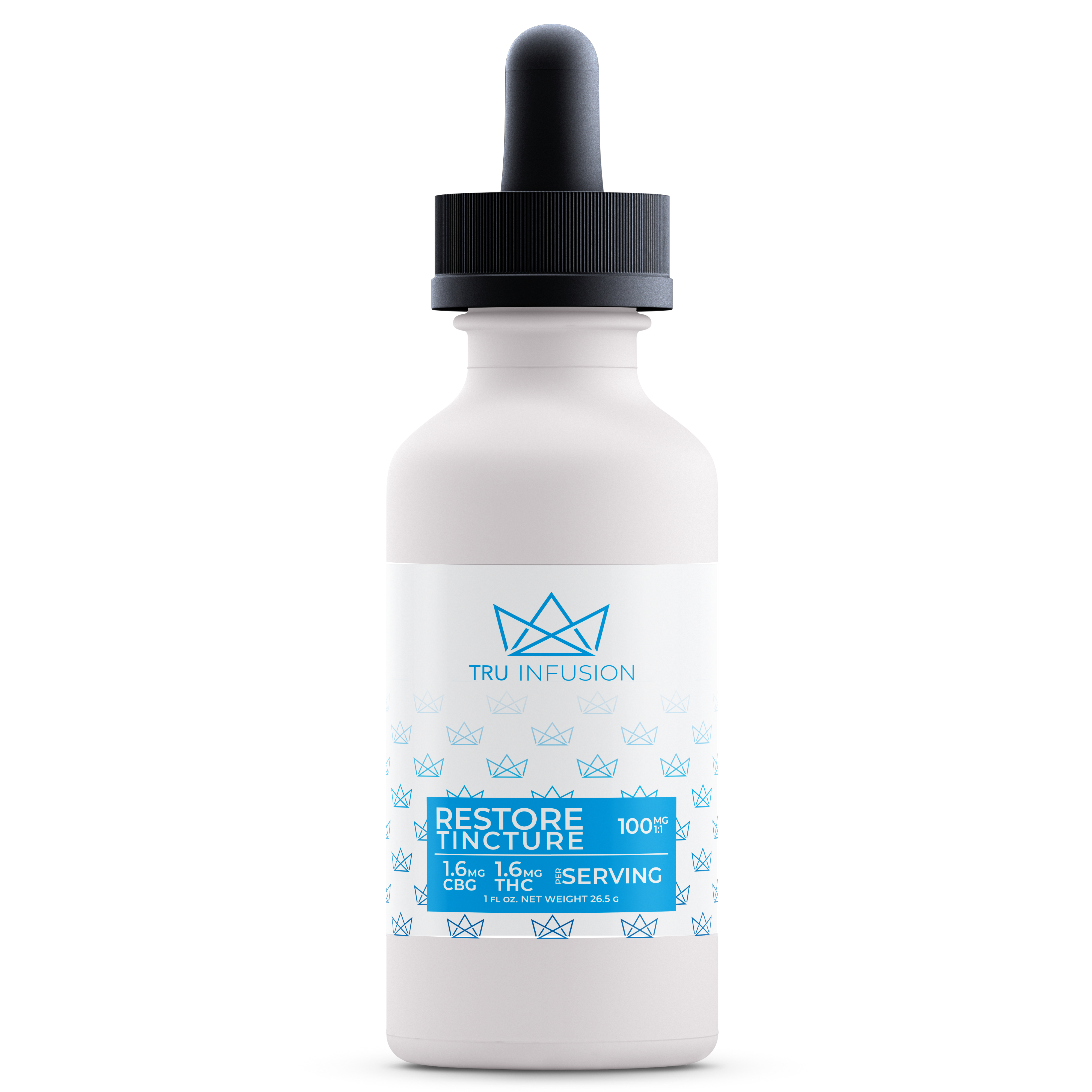 TRU Infusion | Restore Tincture 100mg | 50mgTHC/50mgCBG