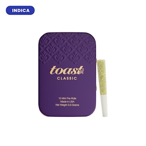 Toast - Classic - Midnight Moonwalk Minis Preroll 10pk - 3.5g