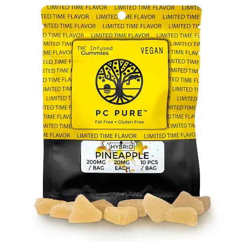 PC PURE | 200MG GUMMIES | PINEAPPLE