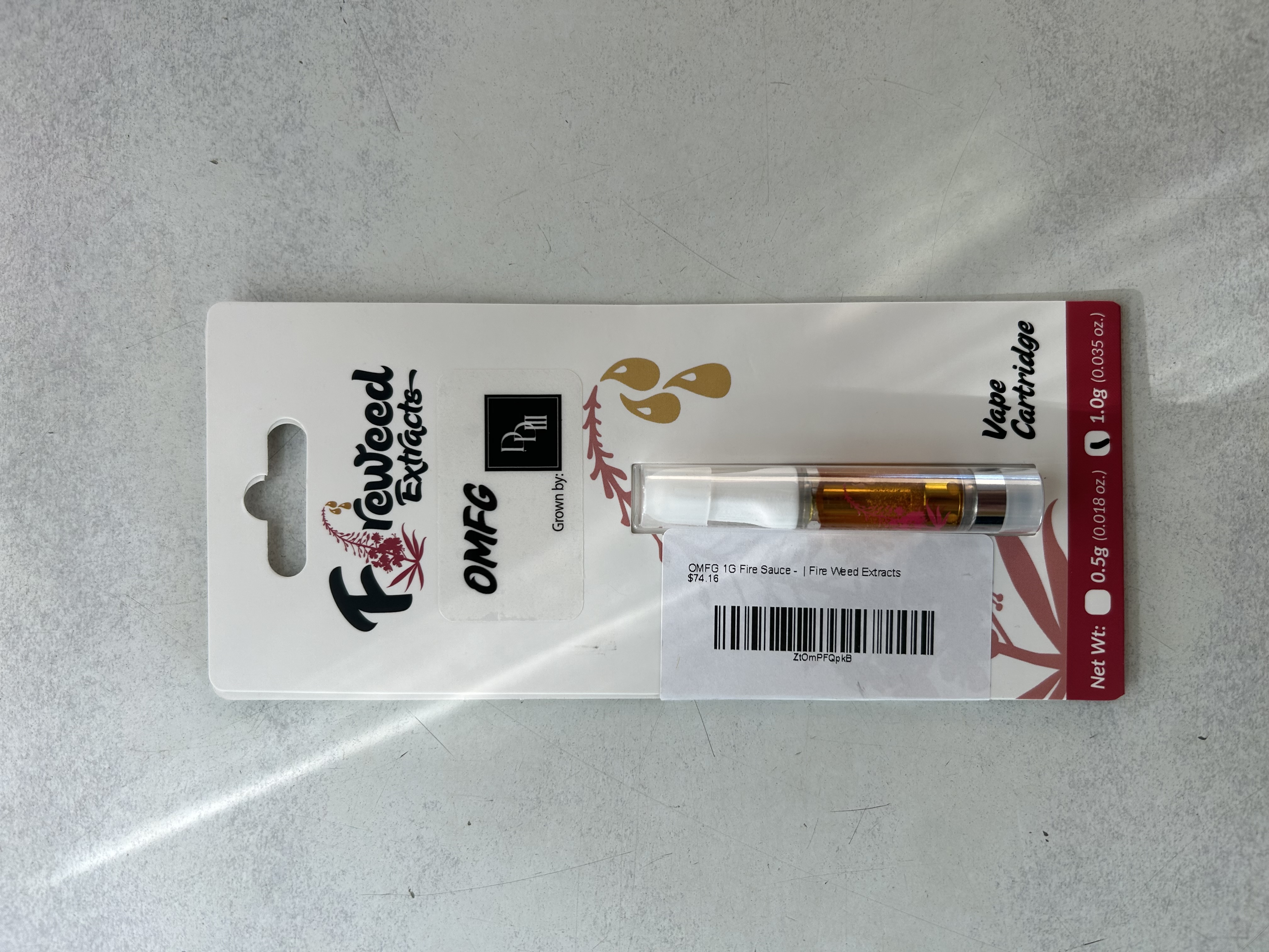 Vanilla Fire Sauce Cart