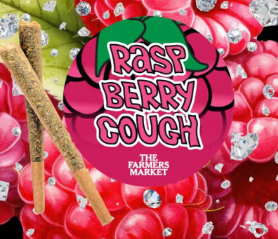The Farmer's Market Pre-Roll 2pk/1.5g Infused- Raspberry Cough