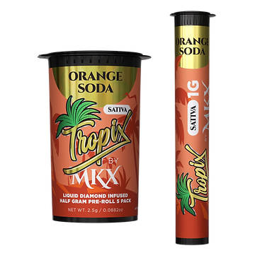 Orange Soda | Liquid Diamond Infused Pre-Rolls | 5PK