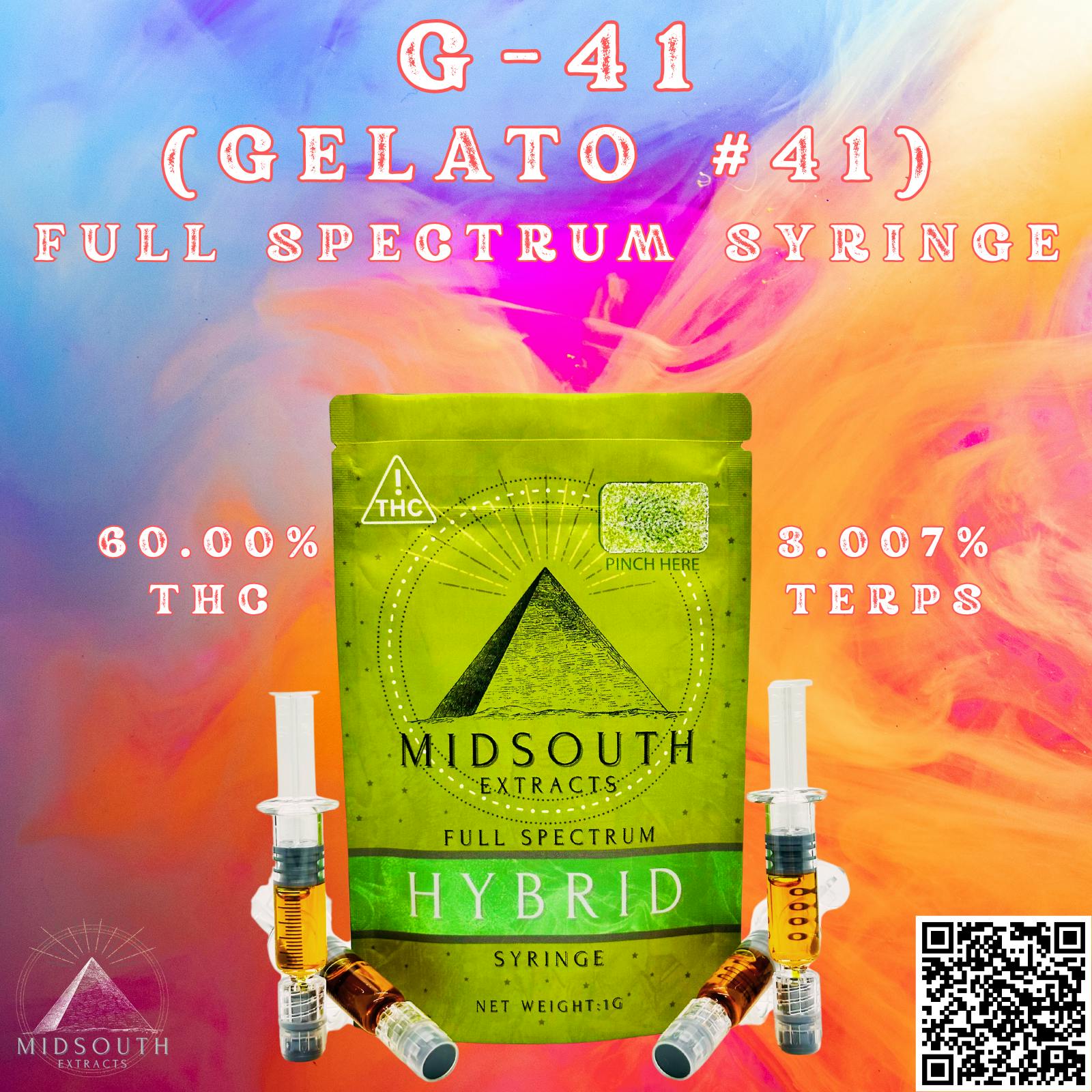 MidSouth Extracts | 1g | G-41 |  Syringe