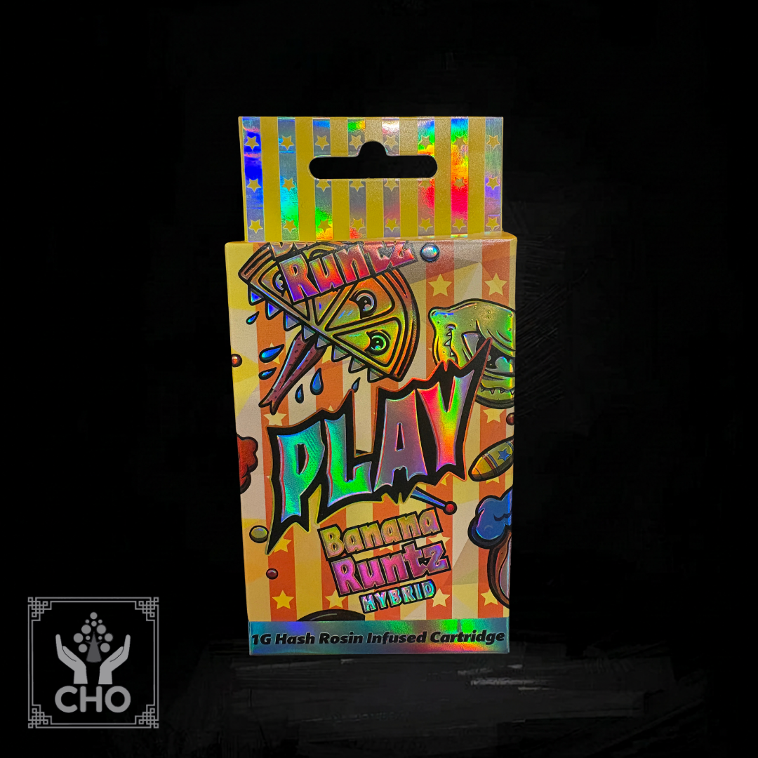 Banana Runtz | PLAY | Hash Rosin/Distillate 510 Vape Cartridge