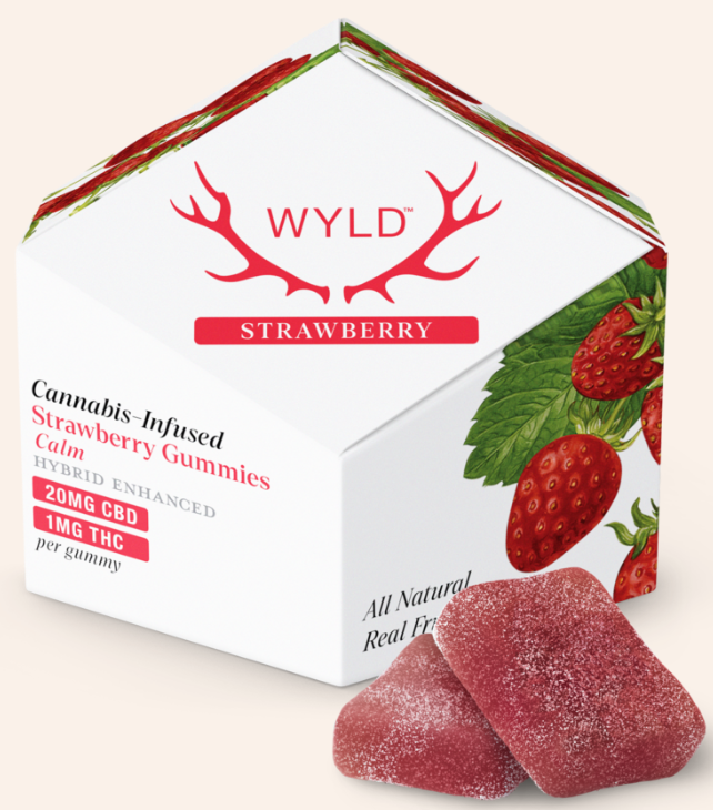 Wyld - Gummies - CBD - 20:1 Strawberry - 200mgCBD/10mgTHC