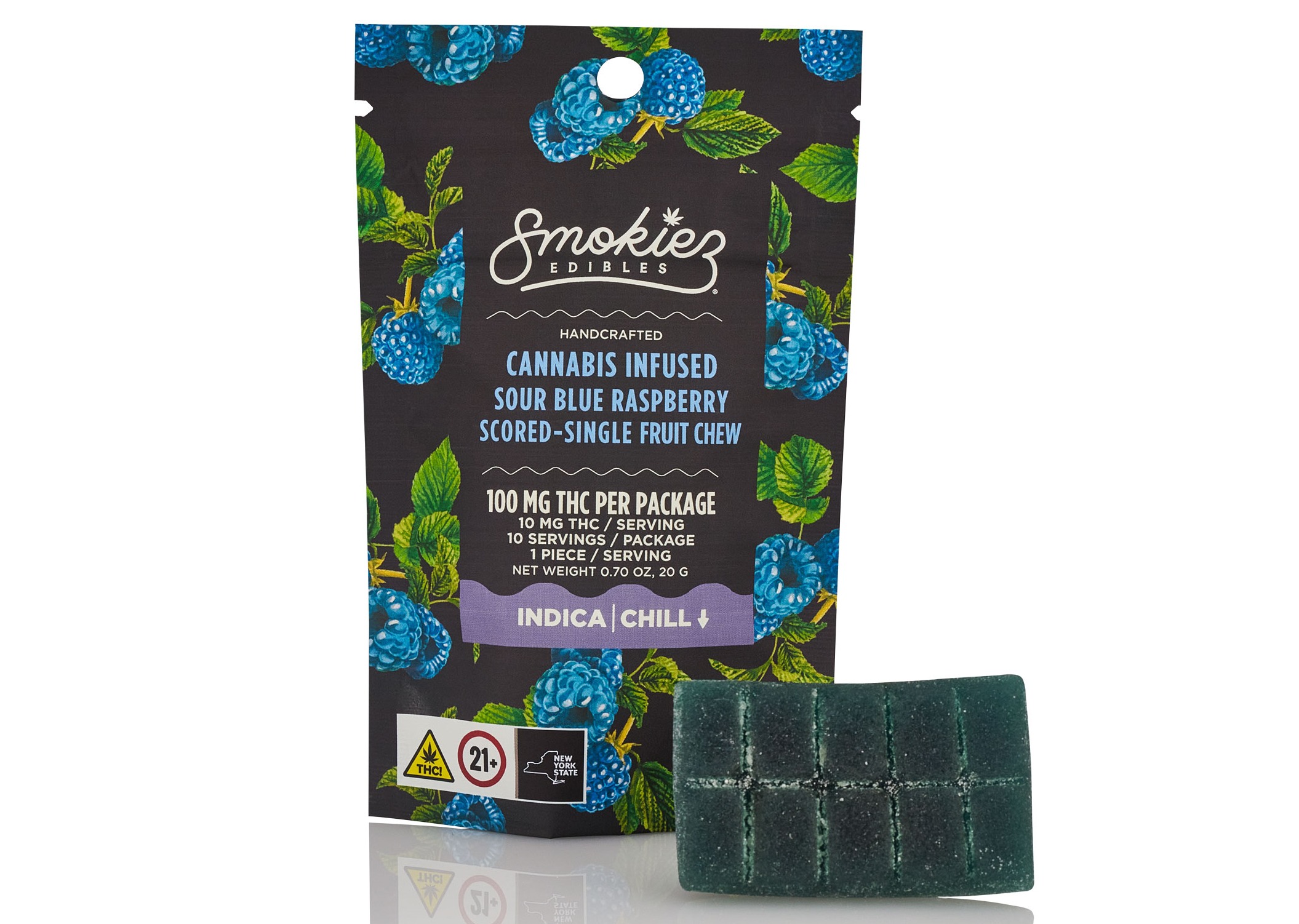 Sour Blue Raspberry | Gummy | 1pk | 100mg