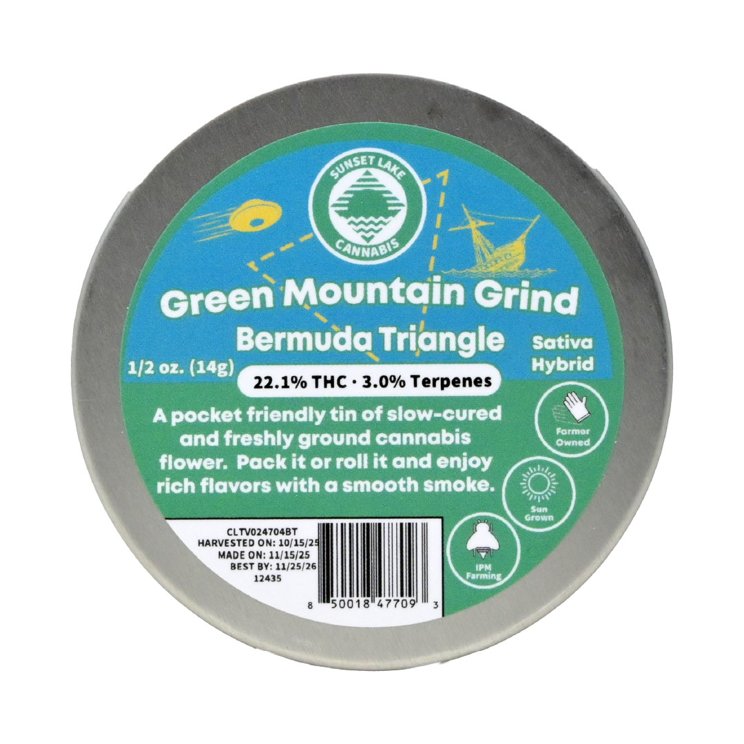 Sunset Lake | Green Mountain Grind | Bermuda Triangle Pre-Ground Flower