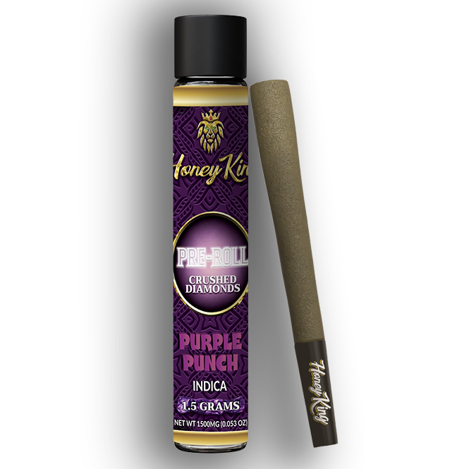 Honey King - Purple Punch - Diamond Infused Pre-Roll - 1.5g