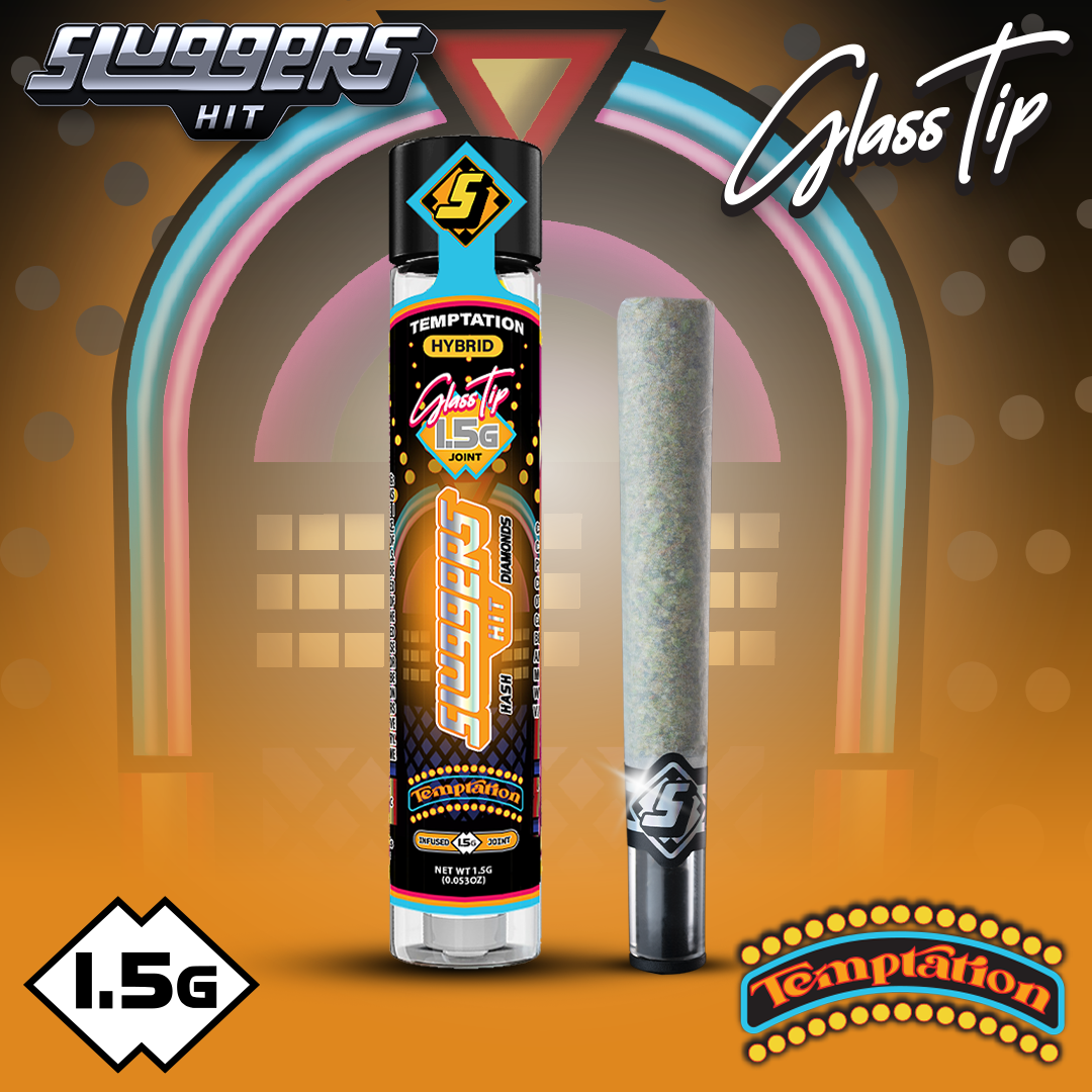 Infused Glass Tip Preroll | Temptation| 1.5g
