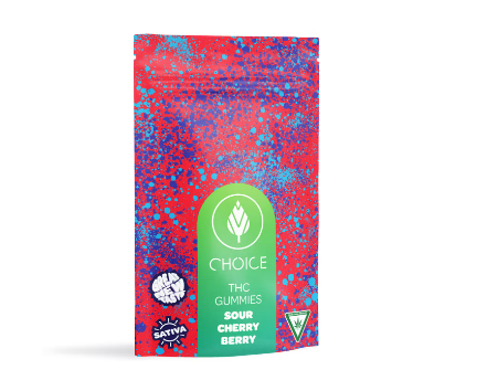 Choice - 200MG Gummies - Super Sour Cherry Berry