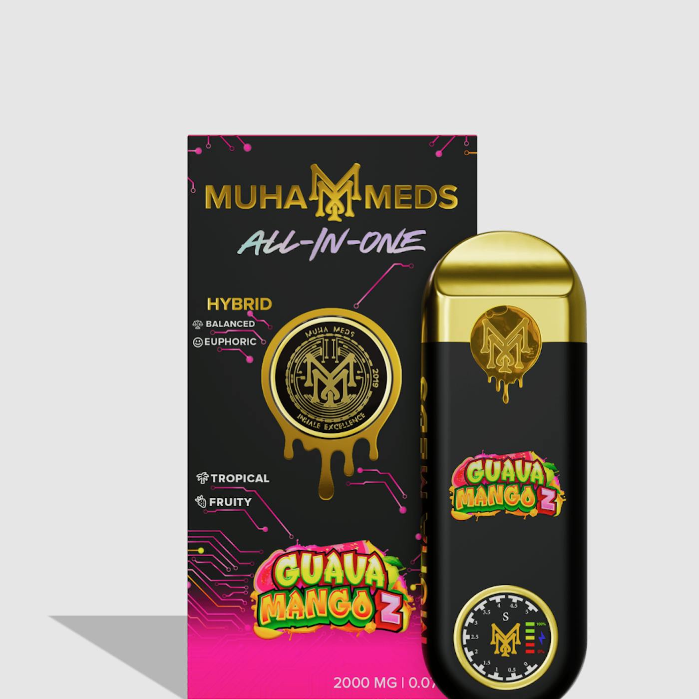Muha Meds | Guava Mango Z | 2g AIO