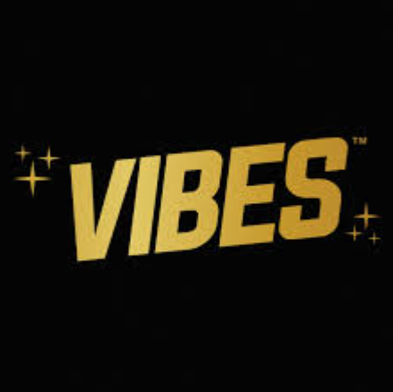 Vibes | Ultra Thin Black 1 1/4 size rolling papers