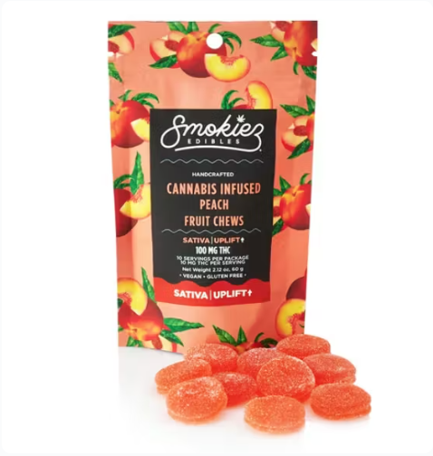 Smokiez Edibles 10pk/100mg- Sour Peach