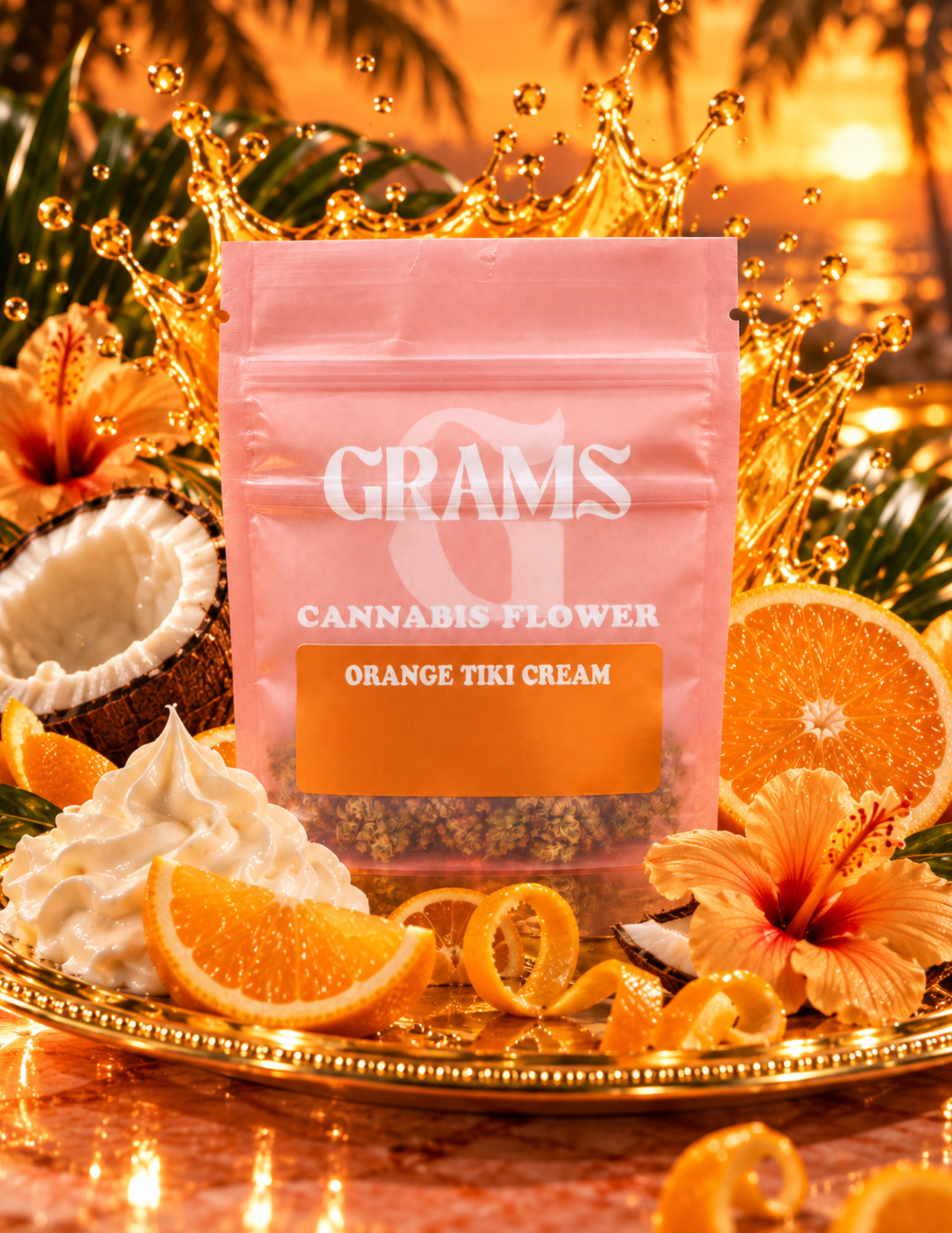 Grams | Orange Tiki Cream | Sativa | Flower | 1g