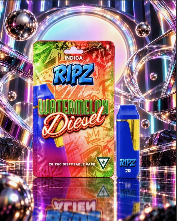 RIPZ | 2G Disposable | Watermelon Burst