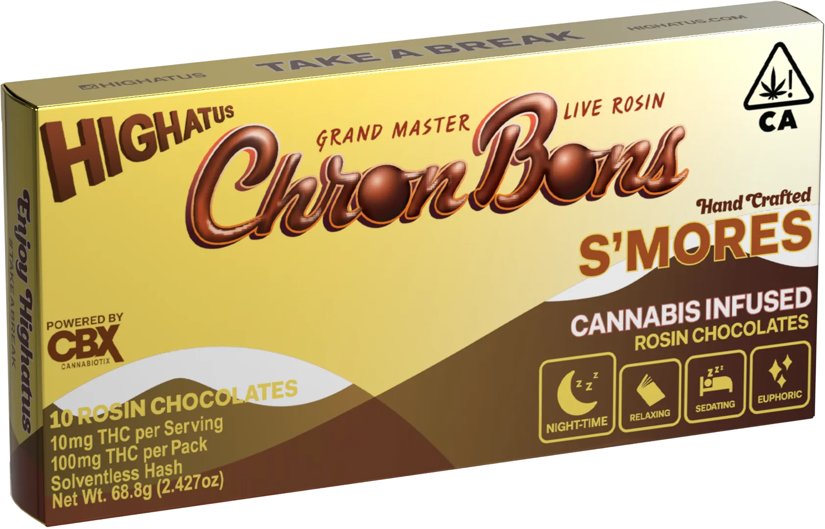 Highatus - S'mores Rosin ChronBons 10PK 100MG