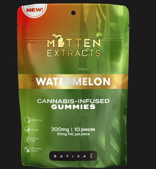 Mitten Extracts - Effect Gummies - 200mg - Watermelon - Sativa