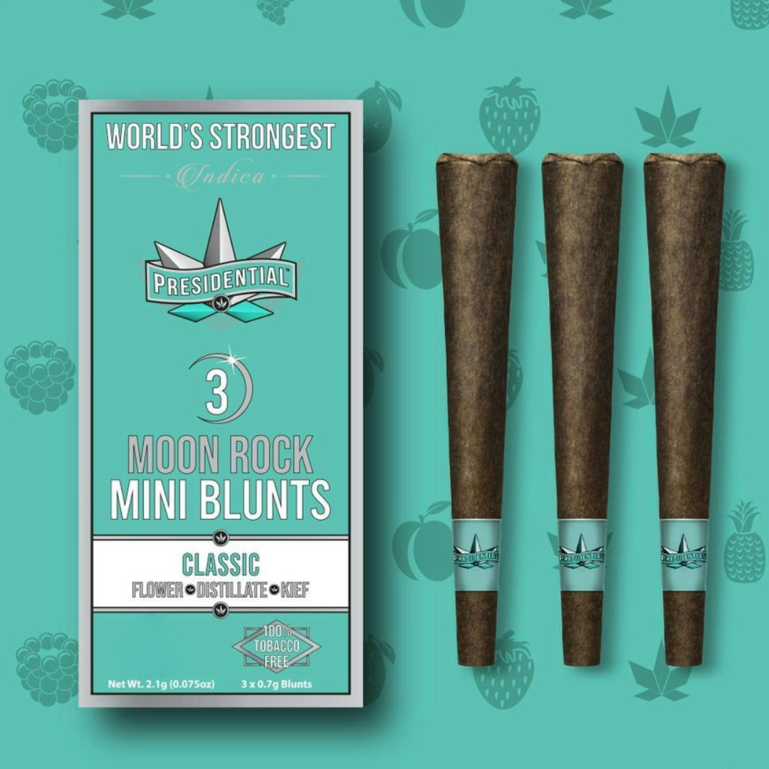 Presidential Classic .6g Moon Rock Mini Blunt 3pk