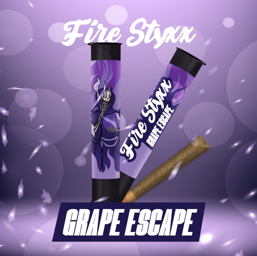 Fire Styxx - Grape Escape - Infused Pre-Roll - 1g