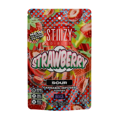 Sour Strawberry - 100mg Gummies 10pk