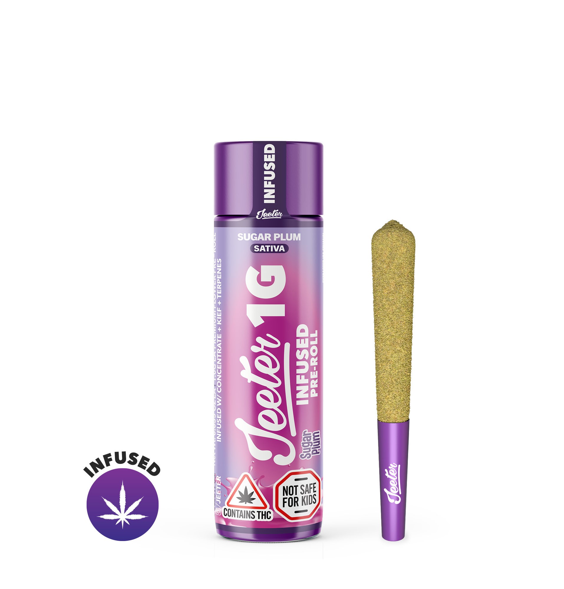 Sugar Plum | Infused Pre-Roll 1pk | 1g product photo