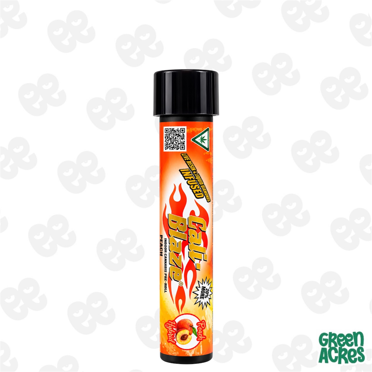Cali Blaze: Peach 1.2G Infused PreRoll