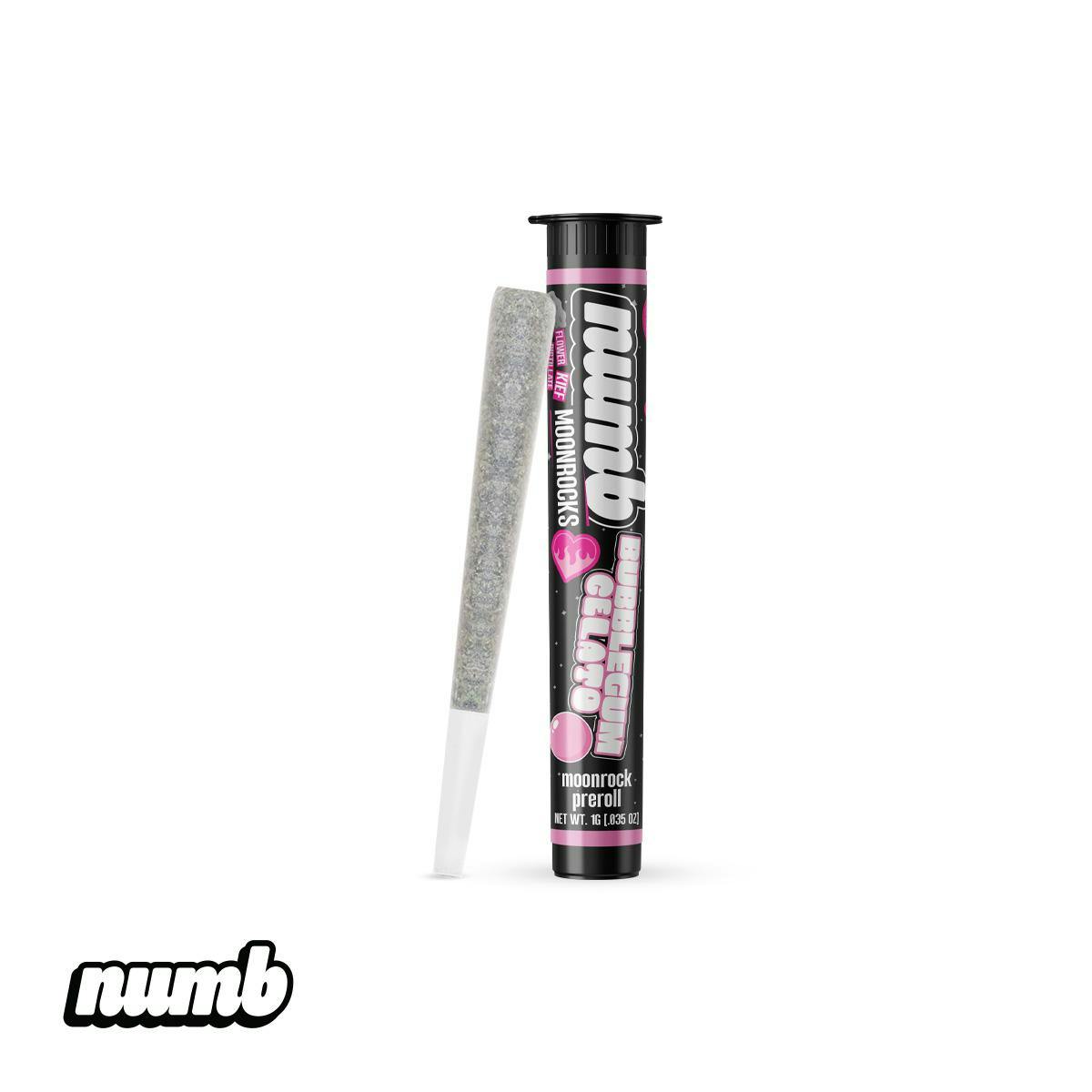 Numb: Bubblegum 1G Moonrock Prerolls