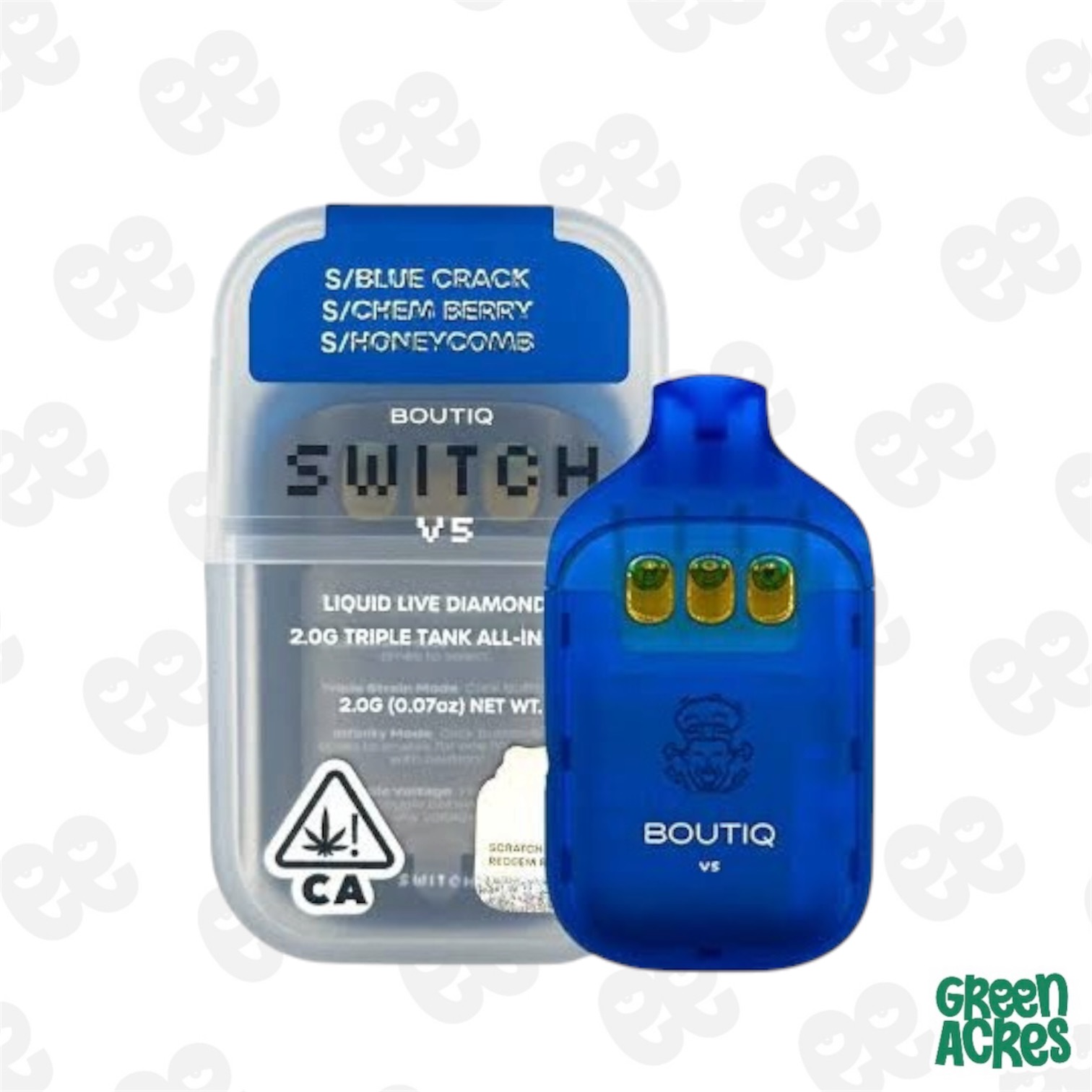 Boutiq: Blue Crack X Chem Berry X Honeycomb 2G Switch Disposable