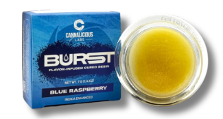 Cannalicious Burst - Blue Raspberry Cured Resin - 7g