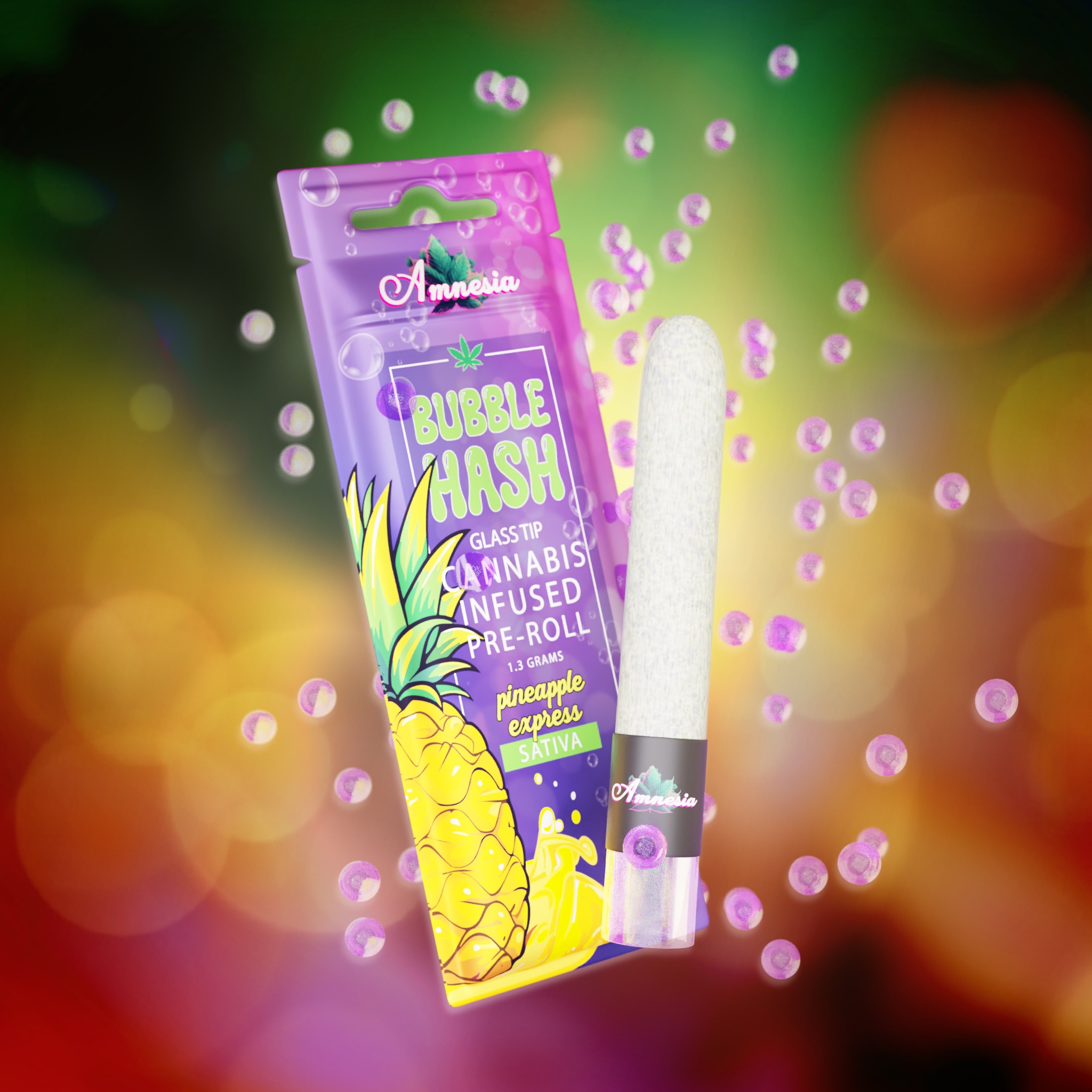 Amnesia | 1.3G Bubble Hash Pre-Roll | Pineapple Express
