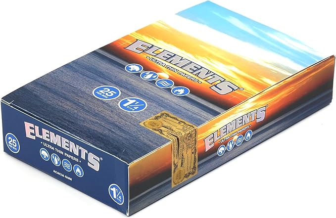 Elements Rice Papers with tips 1 1/4 Size