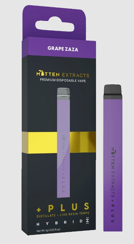 MITTEN EXTRACT - PLUS DISPOSABLE - GRAPE ZAZA
