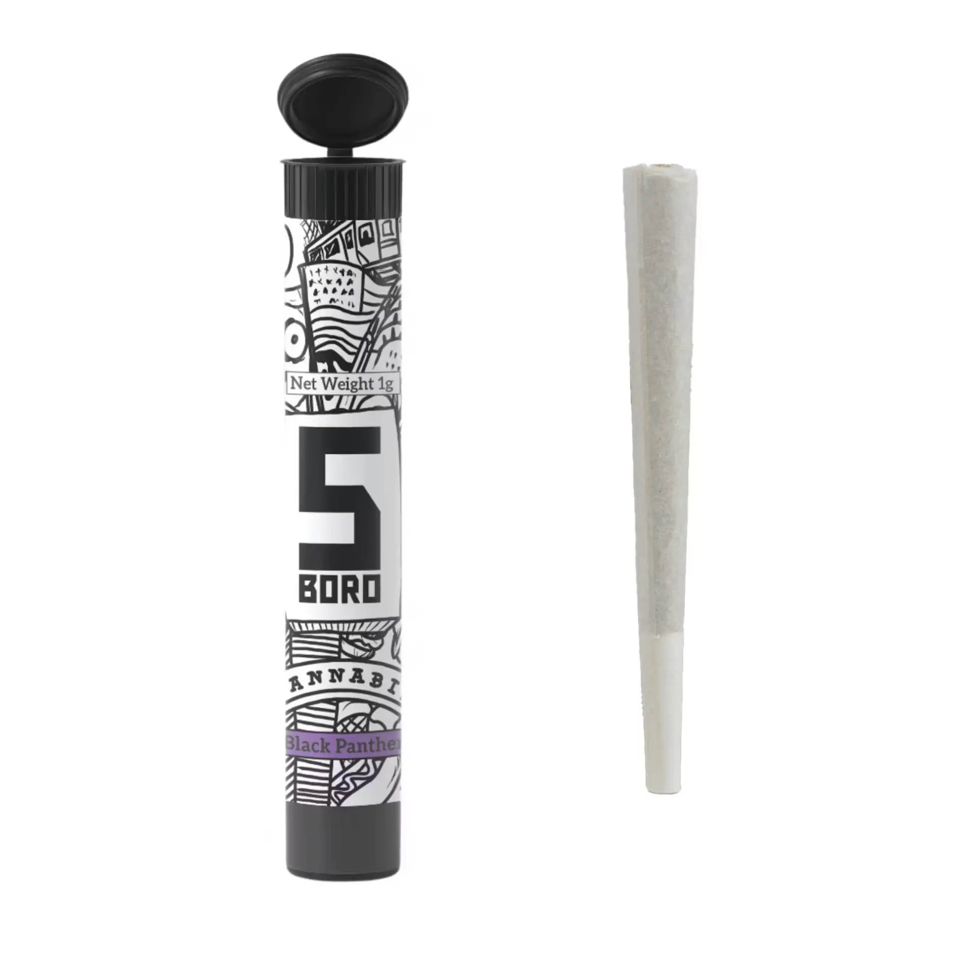 5-Boro | Black Panther Pre Roll | 1g