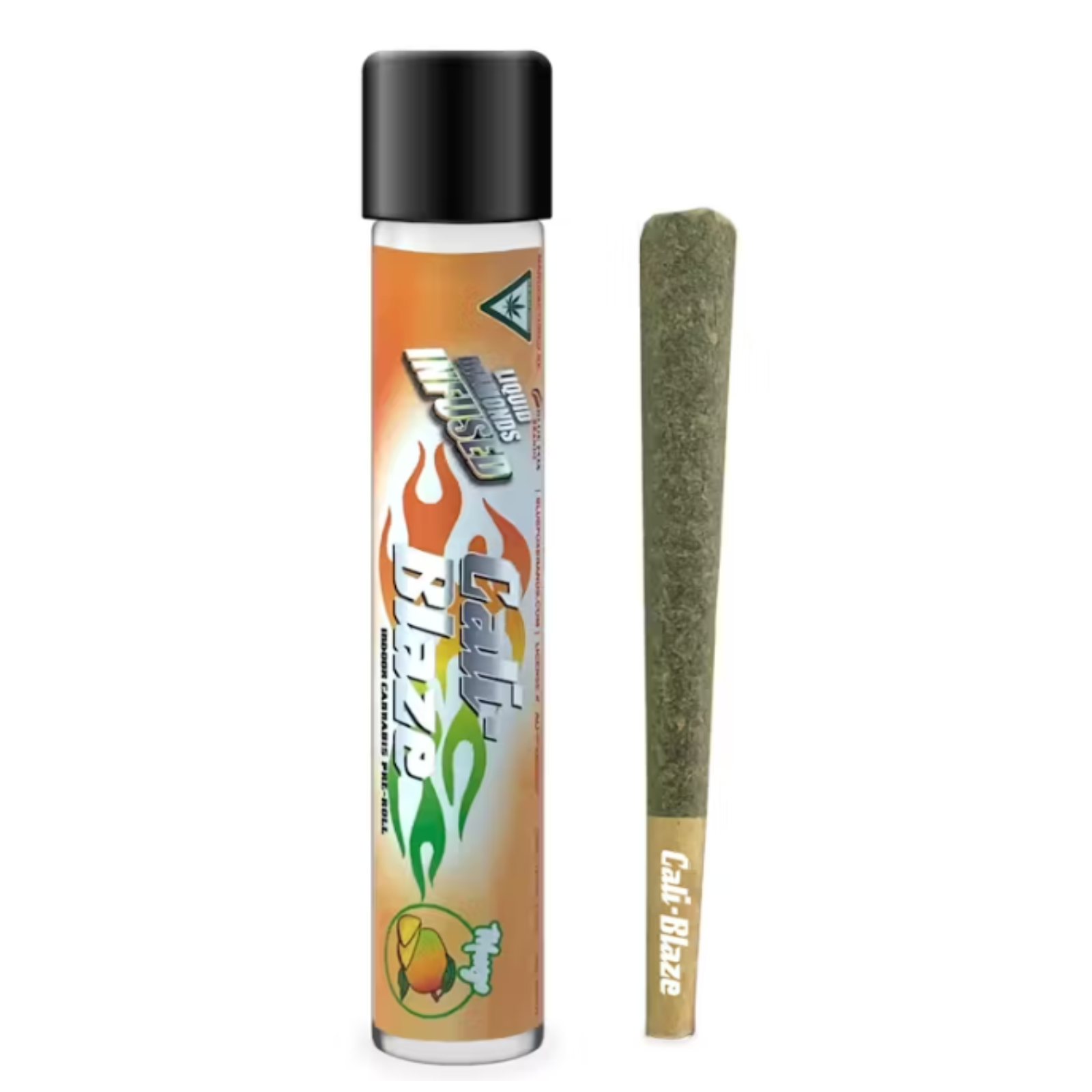 Cali-Blaze Infused Joint Liquid Diamonds Mango 1.2g Indica