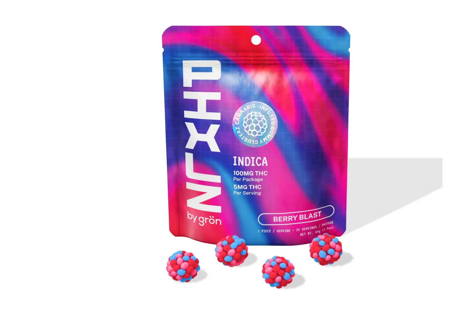 Gron - Pixlz - Berry Blast Rosin Infused Gummies 20pk - 100mg