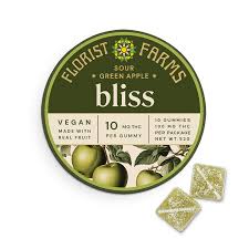 Florist Farms | Sour Green Apple | Bliss Gummies | 10 Pack