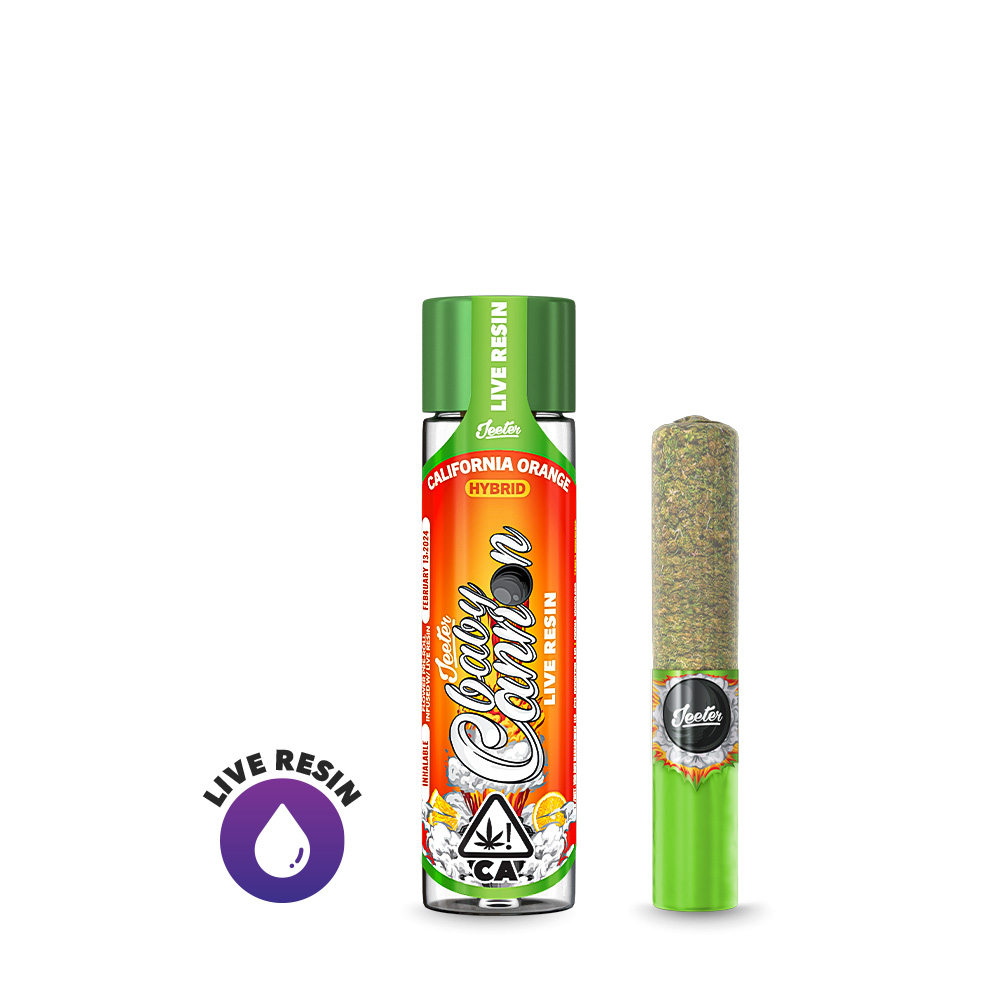 California Orange Baby Cannon Live Resin Pre-Roll | 1.3g