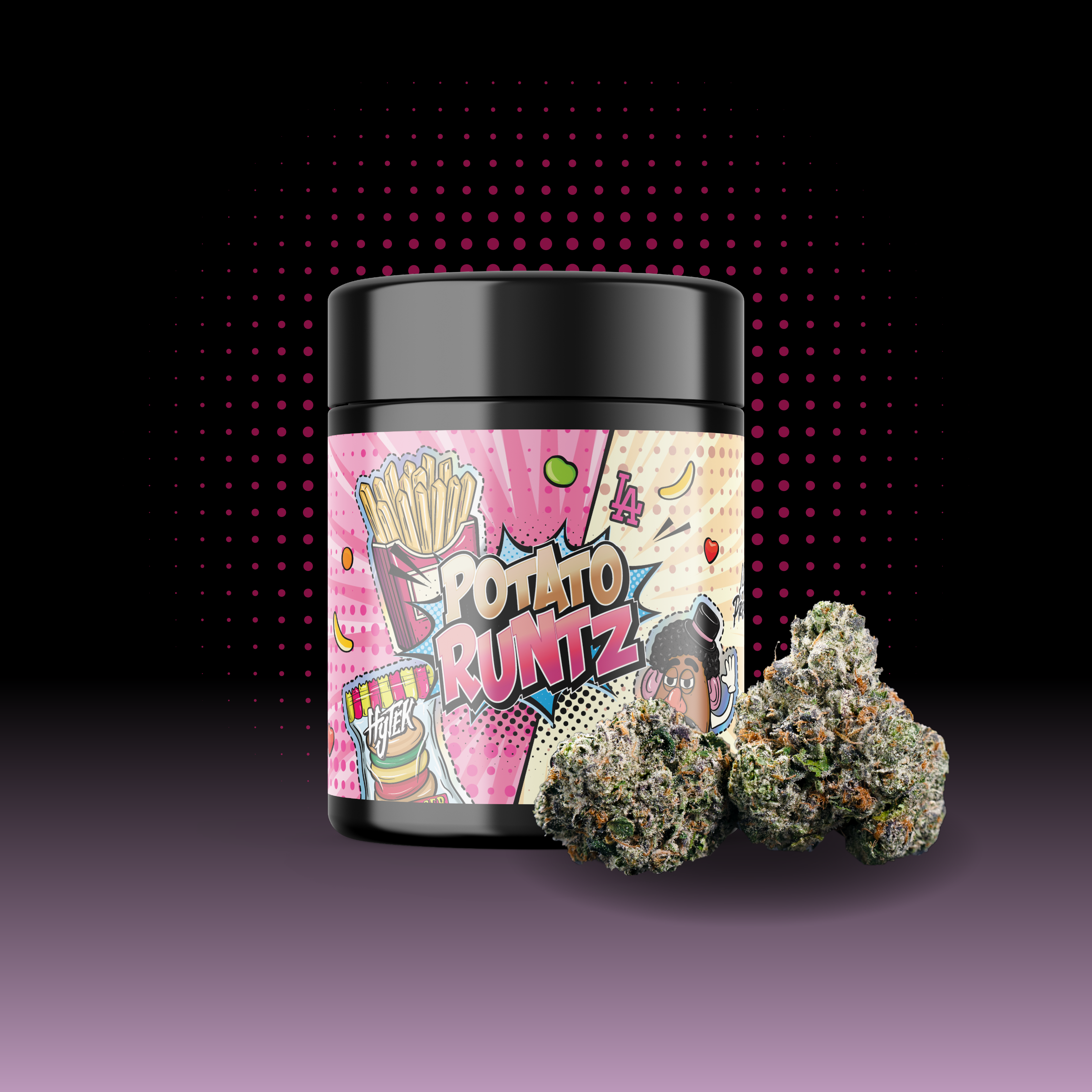 POTATO RUNTZ | PREPACKED 1/2 OZ JAR | 14g